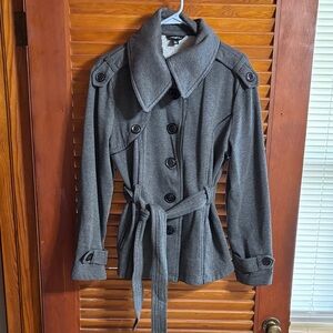 Lee Women's Charcoal Trench Coat